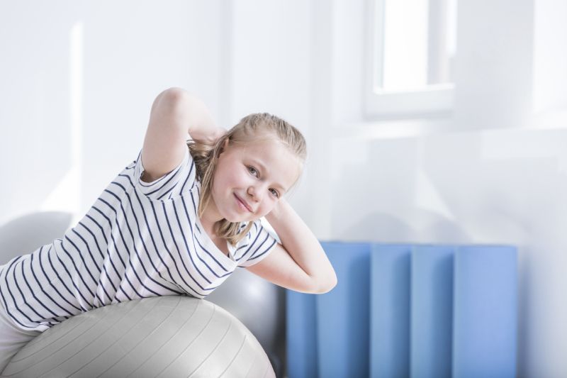fysiotherapie op bal